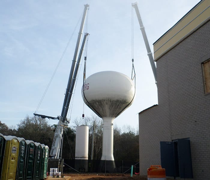 Towering Above The Competition 100 ft water tank